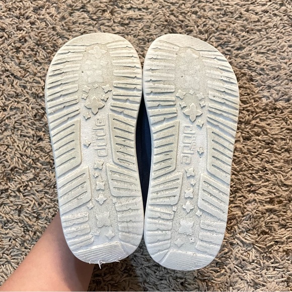 Kids Hey Dude Wally Stretch Canvas Tan Youth 1 US/ Canvas‎ Navy 13 US - Picture 9 of 10